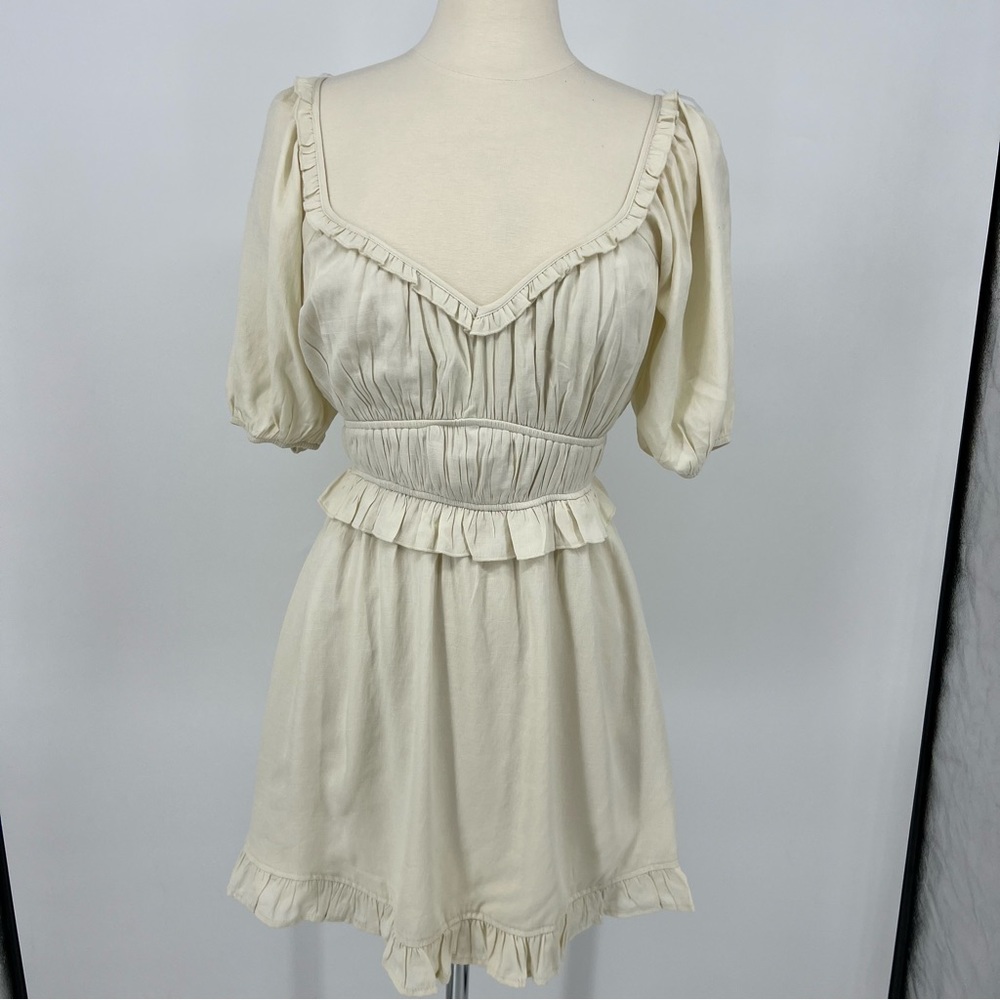 Trixxi Ivory Mini Dress Womens Small NWOT
